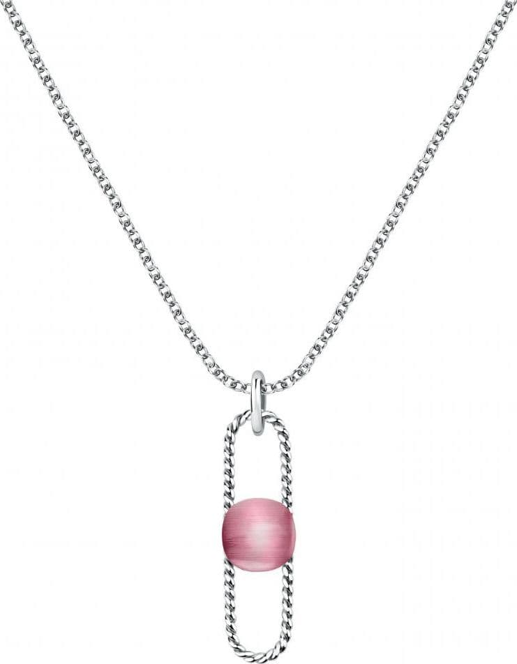 Pendente MORELLATO donna 1930 acciaio cat-eye rosa