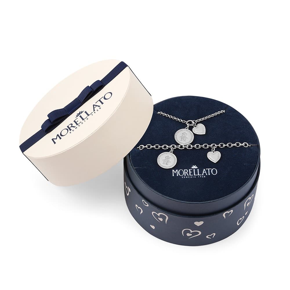 Special Set MORELLATO Love collana / bracciale acciaio cuore / albero vita - 4