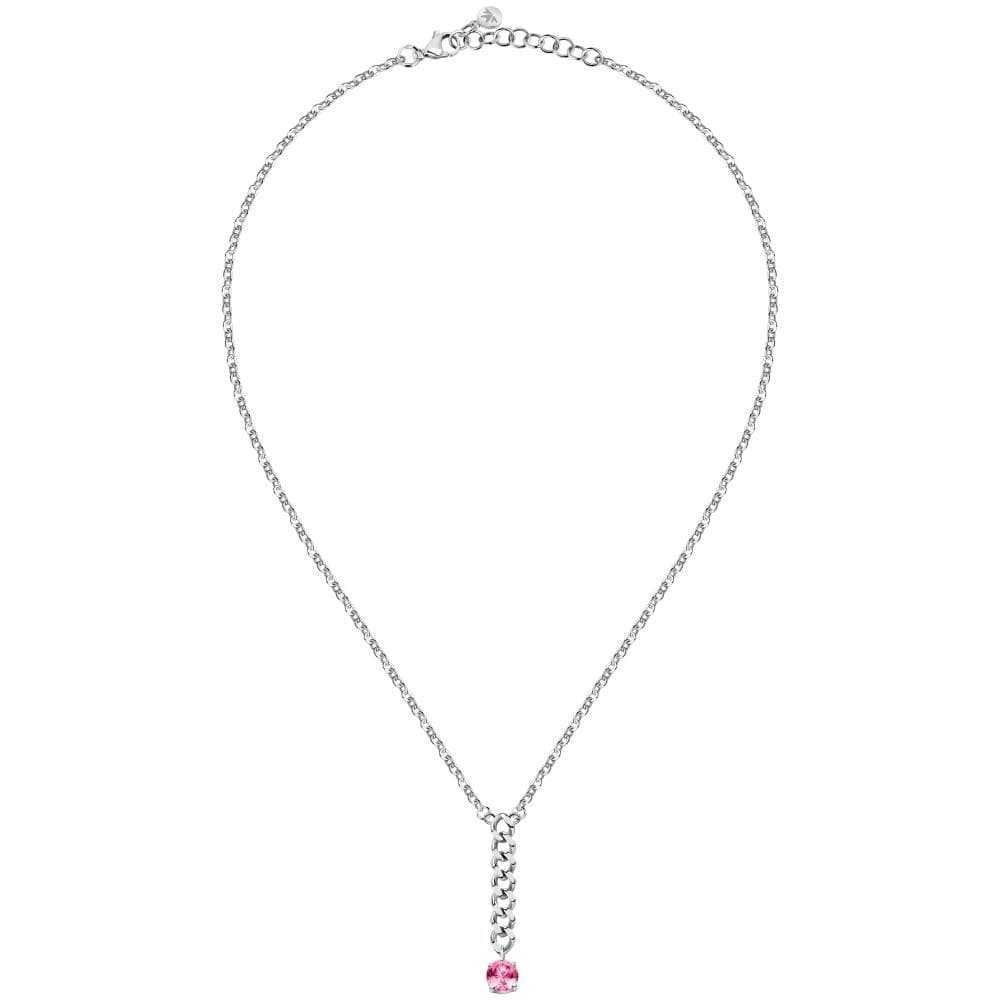 Pendente MORELLATO donna Poetica acciaio / cristallo rosa - 2