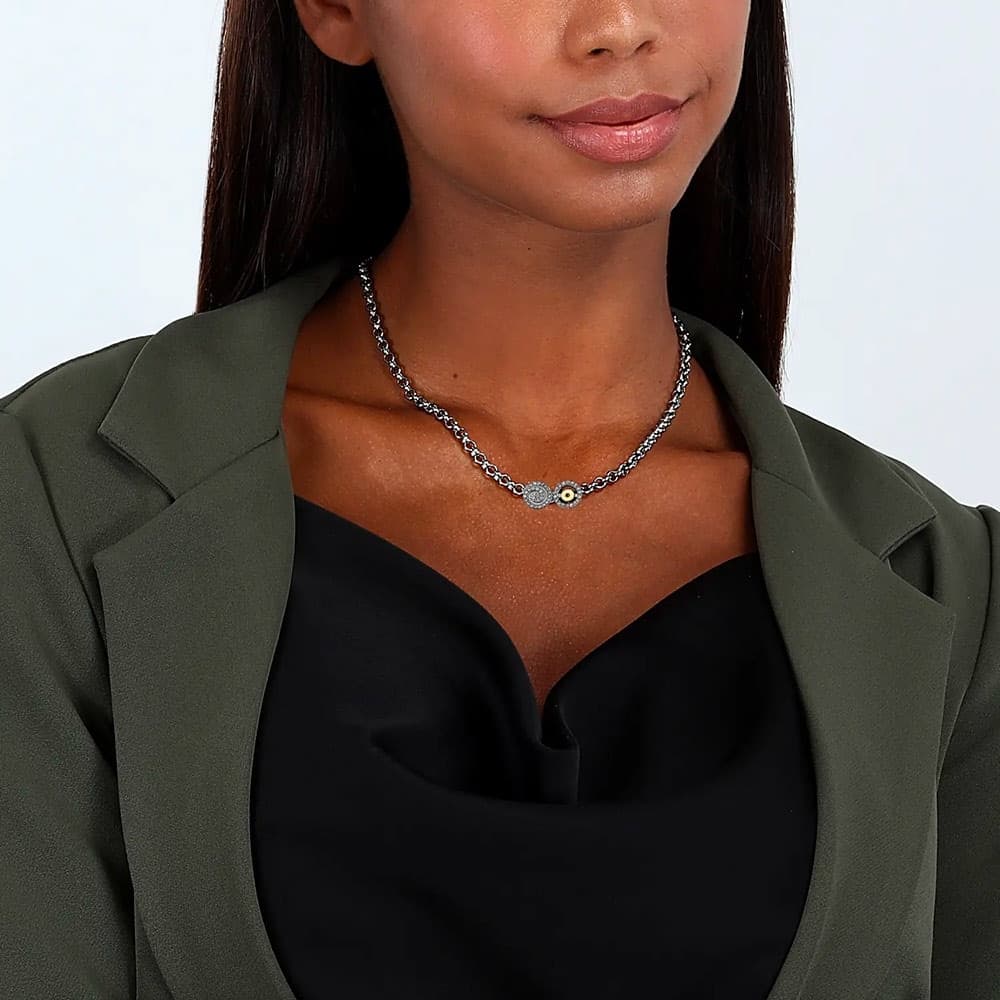 Collana MORELLATO donna Drop acciaio / cristalli (SCZ1233) - 5