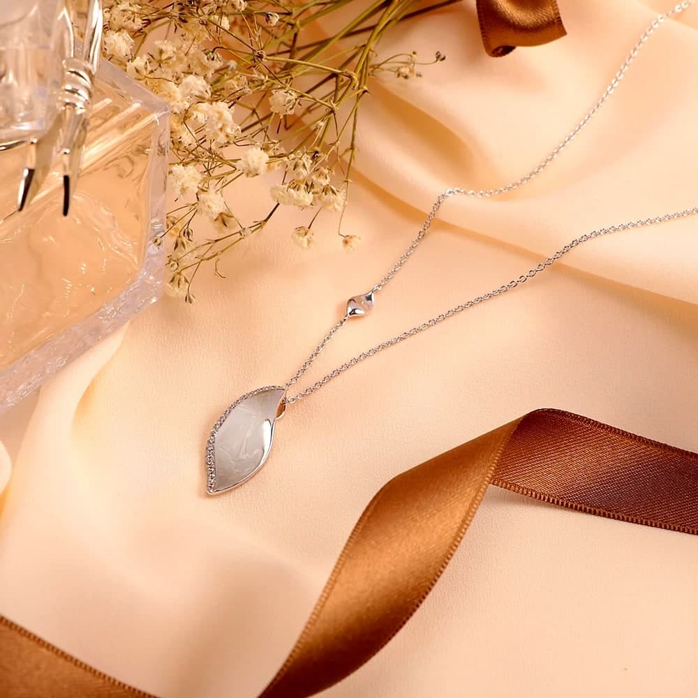 Morellato Foglia Collana Donna Argento 925 con Zirconi (SAKH34) - 2