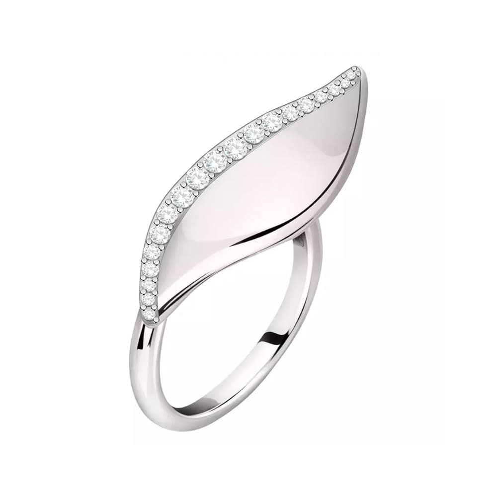 Anello MORELLATO donna Foglia argento 925 / zirconi