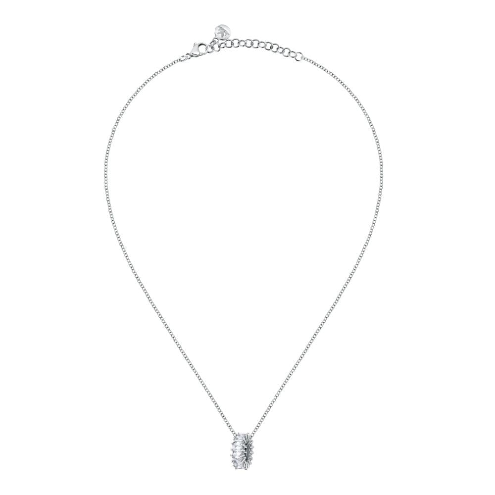 Pendente MORELLATO Baguette silver plated white - 2