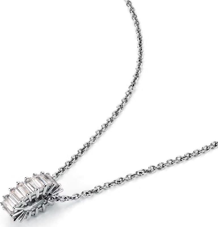 Pendente MORELLATO Baguette silver plated white - 3