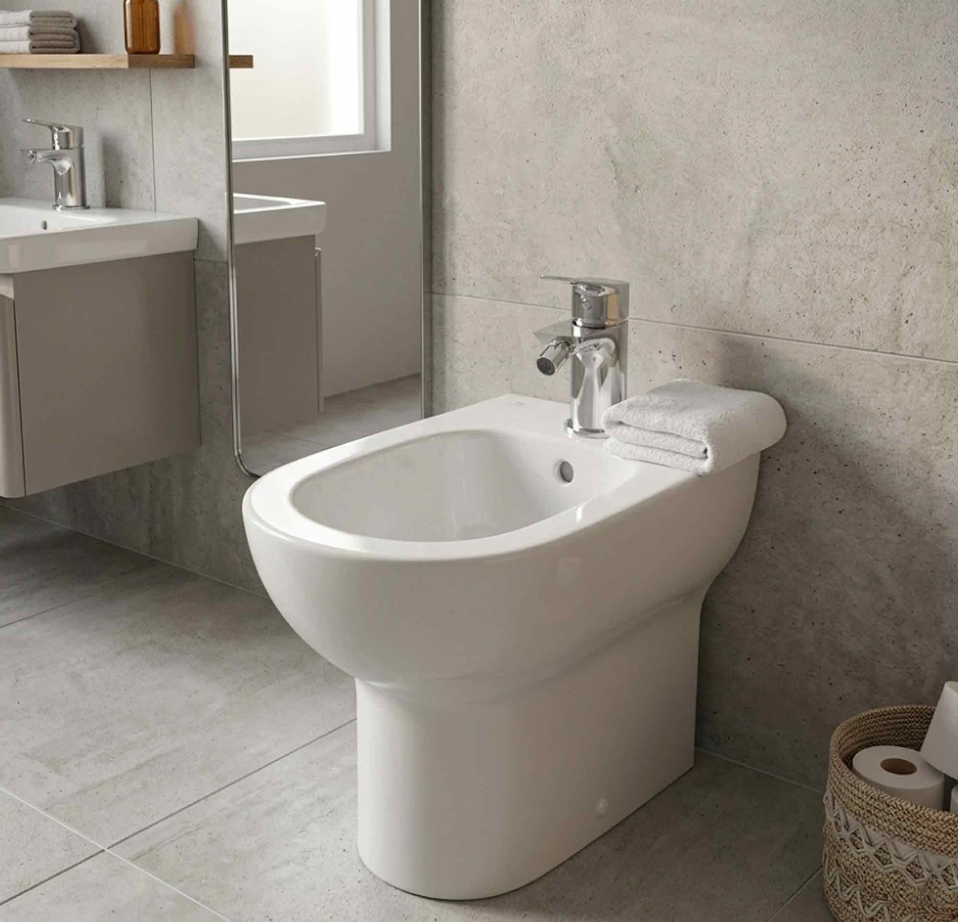 Miscelatore Bidet Cromato con Piletta Serie MIO - 2