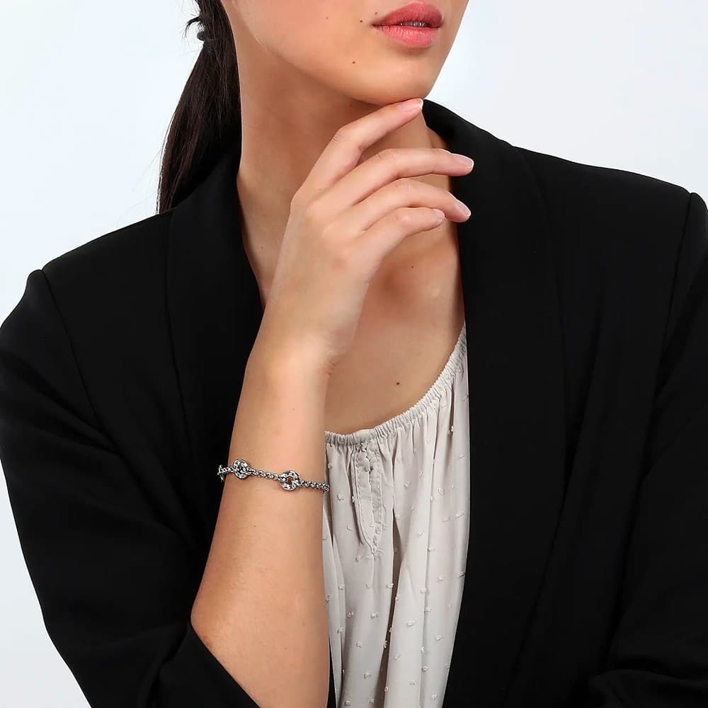 Bracciale MORELLATO donna Bagliori acciaio / cristalli (SAVO10) - 4