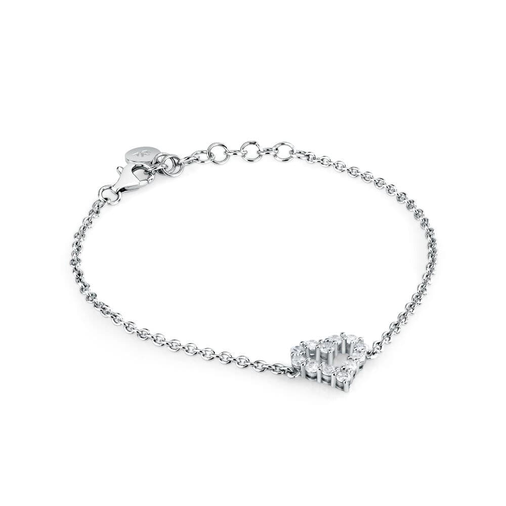 Bracciale MORELLATO donna Tesori argento 925 - cuore bianco - 4