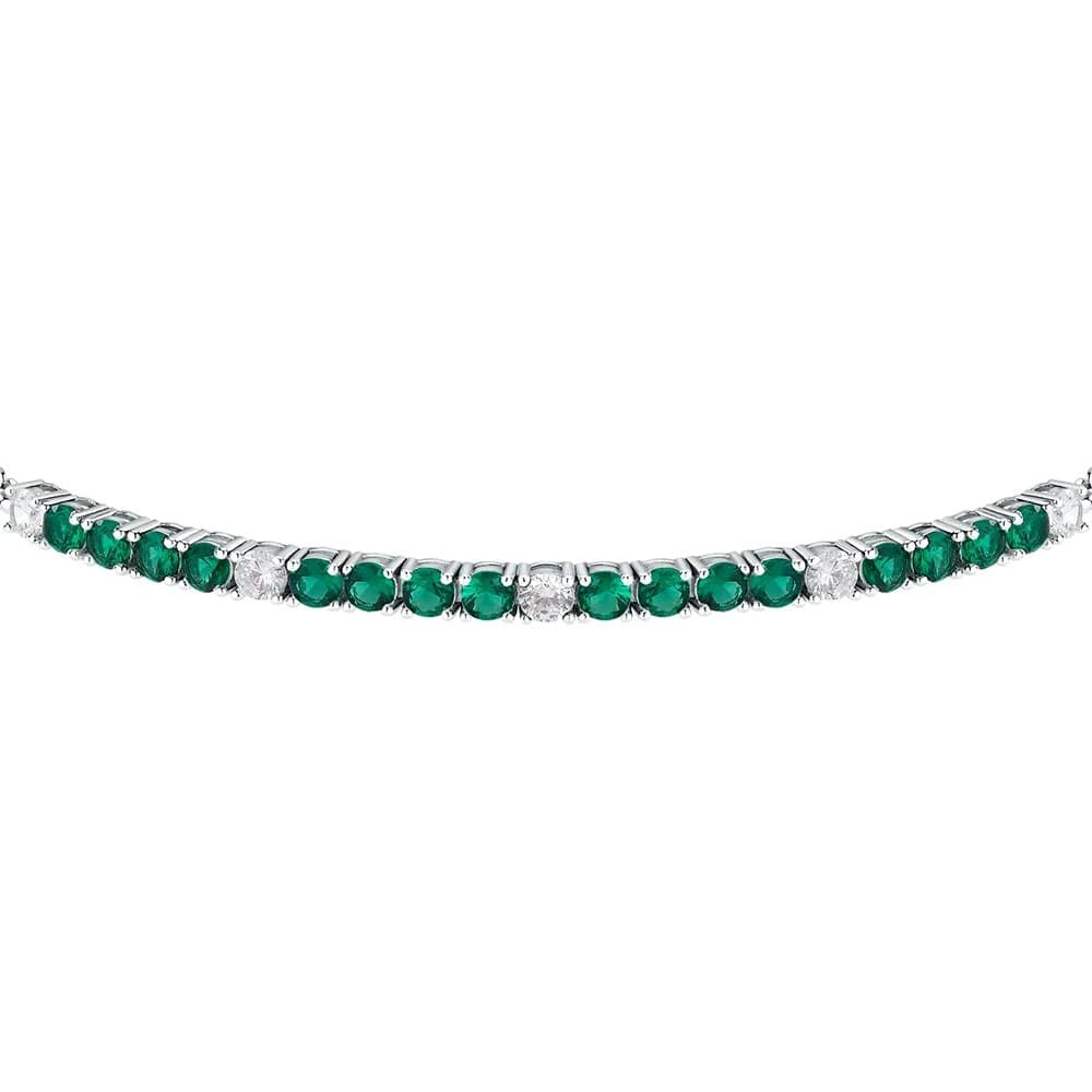Bracciale MORELLATO donna Tesori argento / cristalli verdi - 2