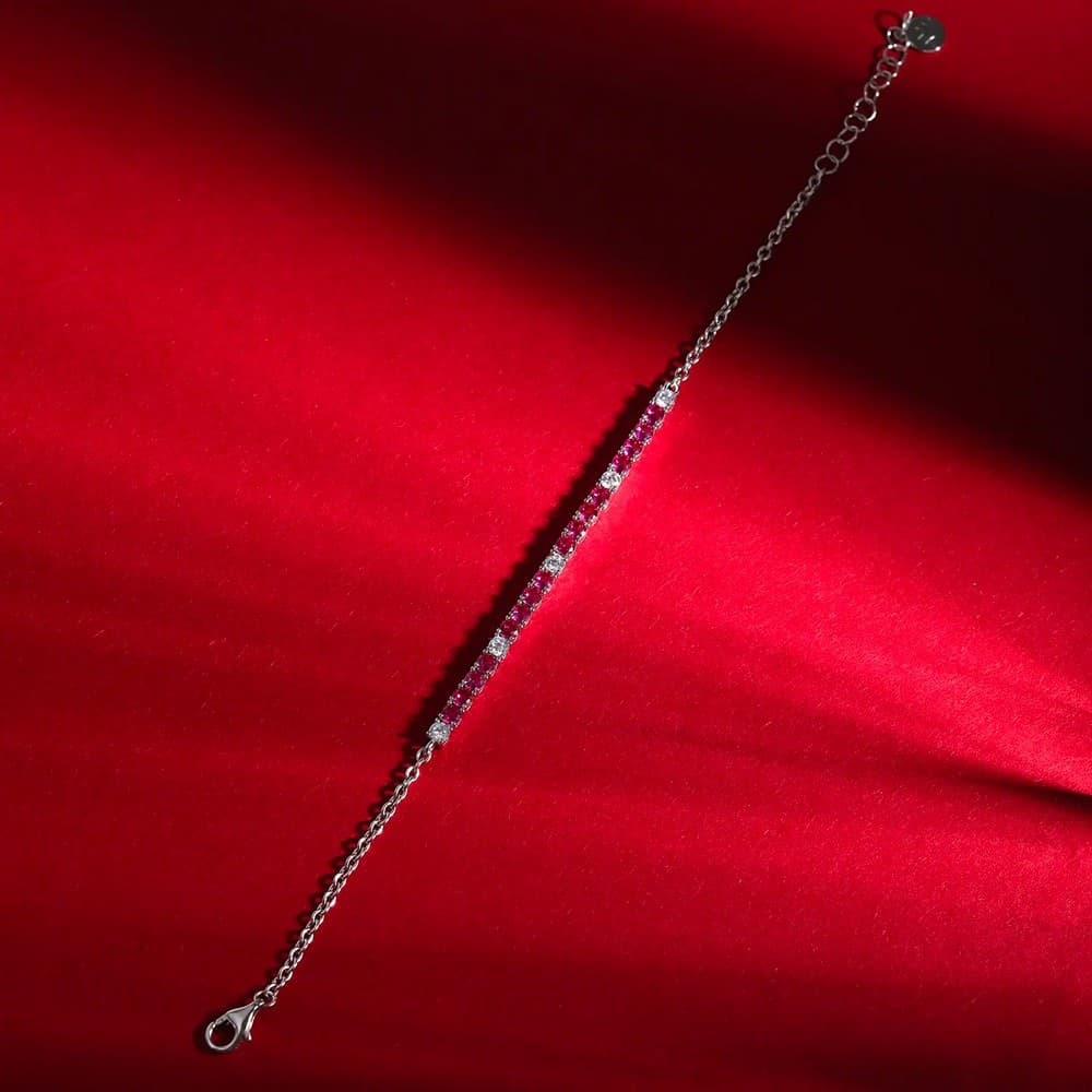 Bracciale MORELLATO donna Tesori argento / cristalli rossi - 3