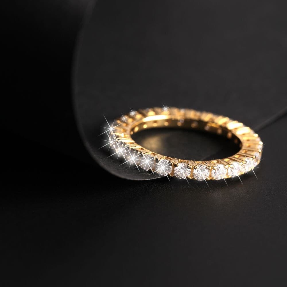 Anello MORELLATO Scintille argento 925 dorato / pietre bianche - 4