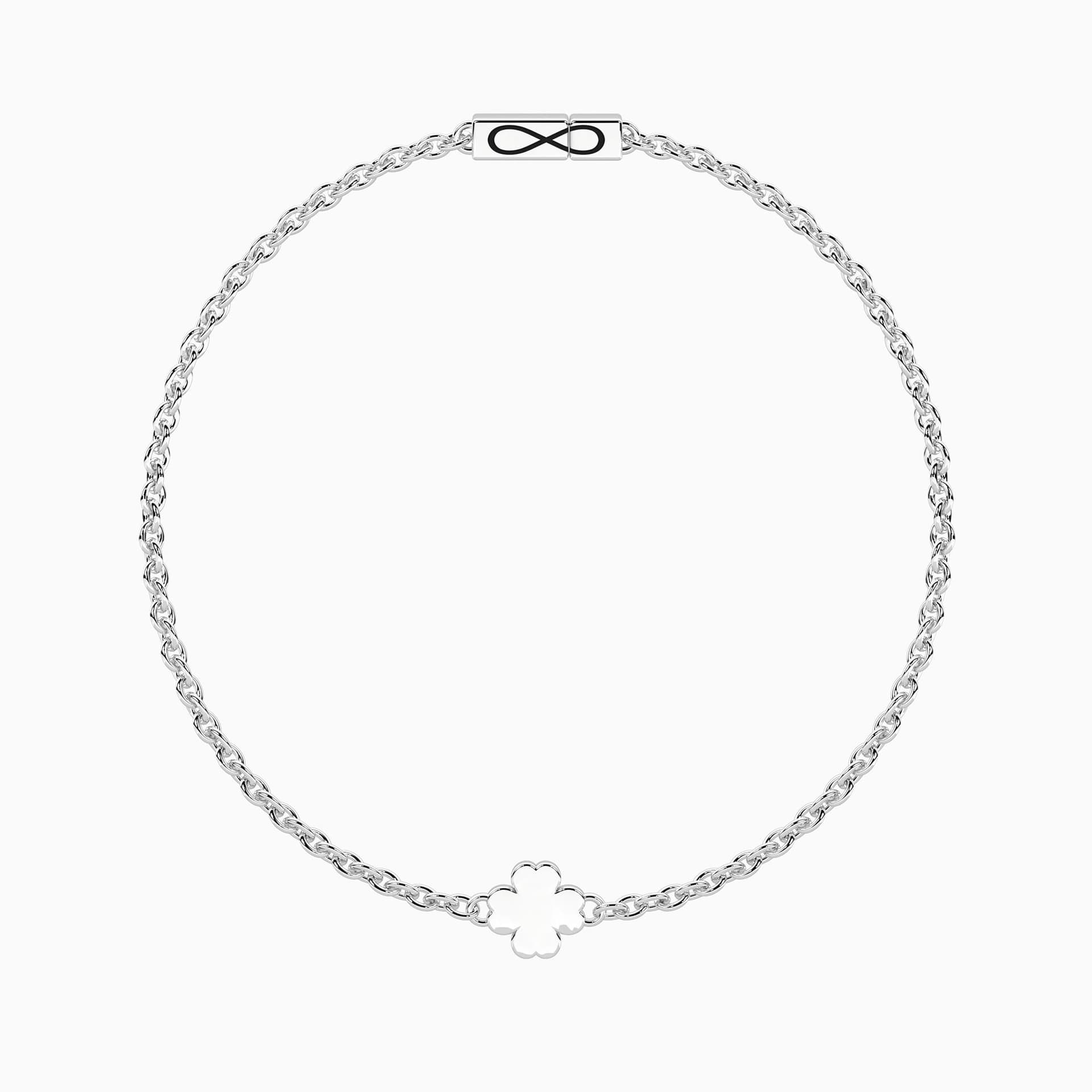 Kidult -  Bracciale con quadrifoglio e chiusura non-reversibile Quadrifoglio - 2