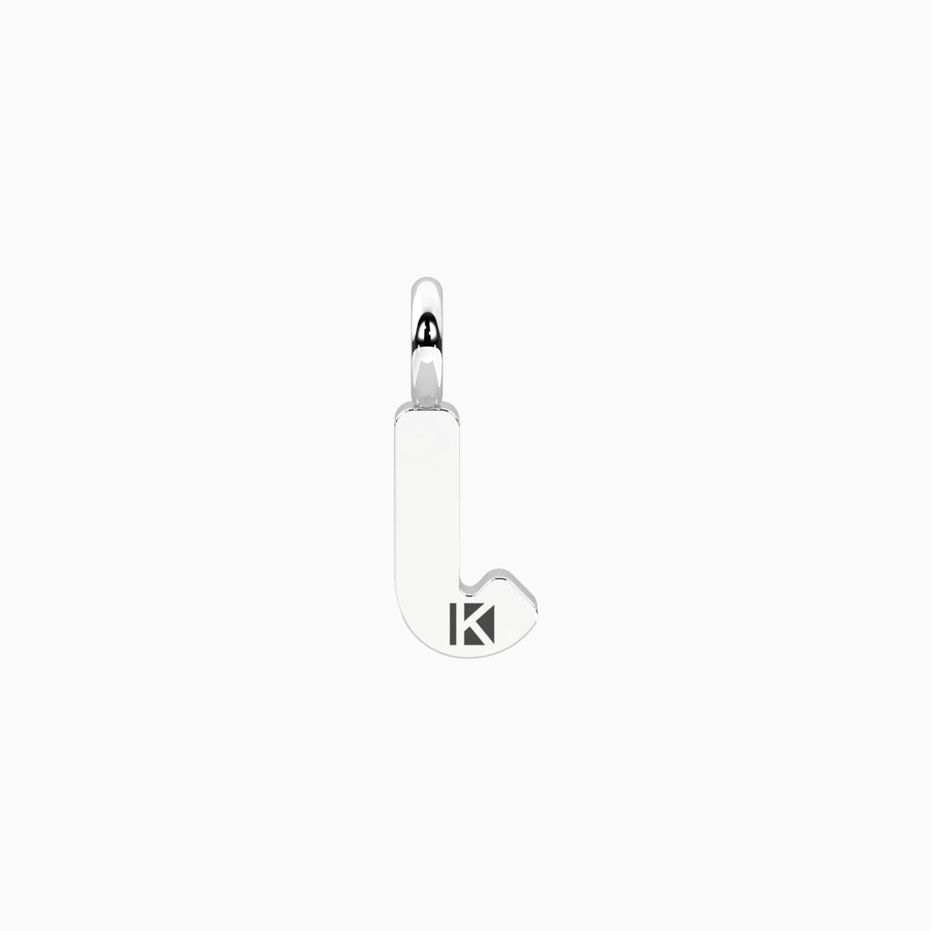Kidult - PENDENTE con lettera J in cristalli - 2