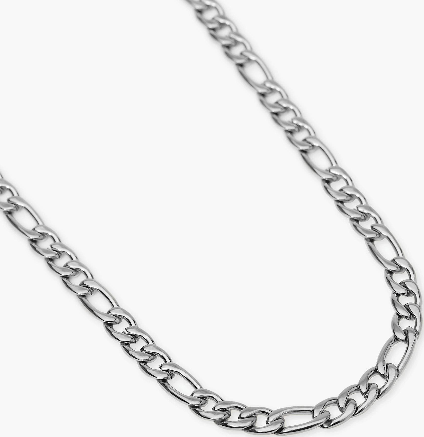 Kidult   - Collana uomo in acciaio con catena figaro Style 36 - 2