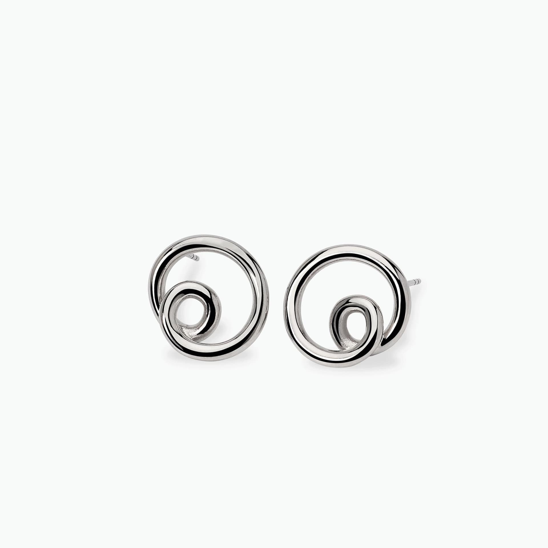 Kidult   -   Orecchini spirale in acciaio Style 58 - 2