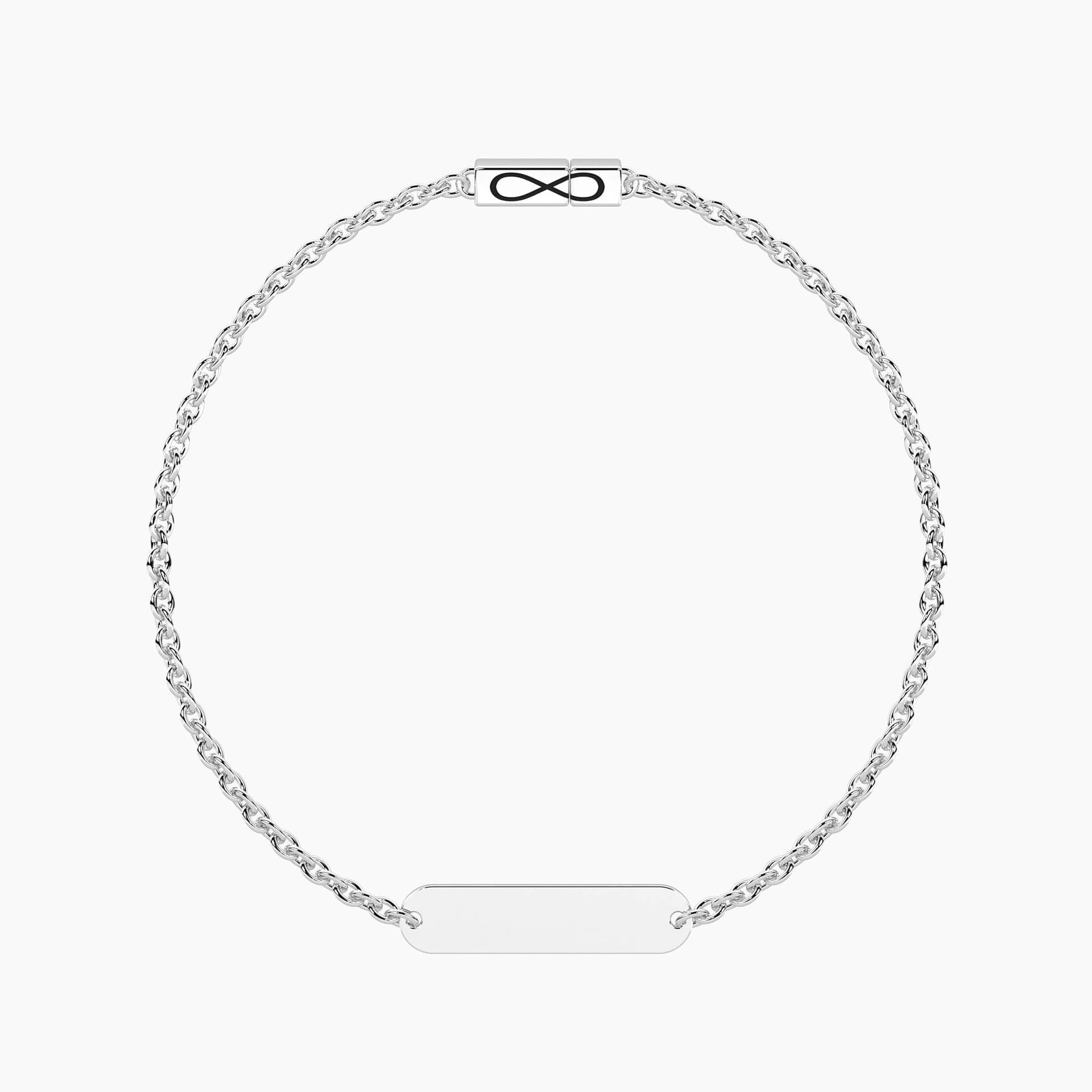 Kidult -  Bracciale infinity con targhetta Tag - 2