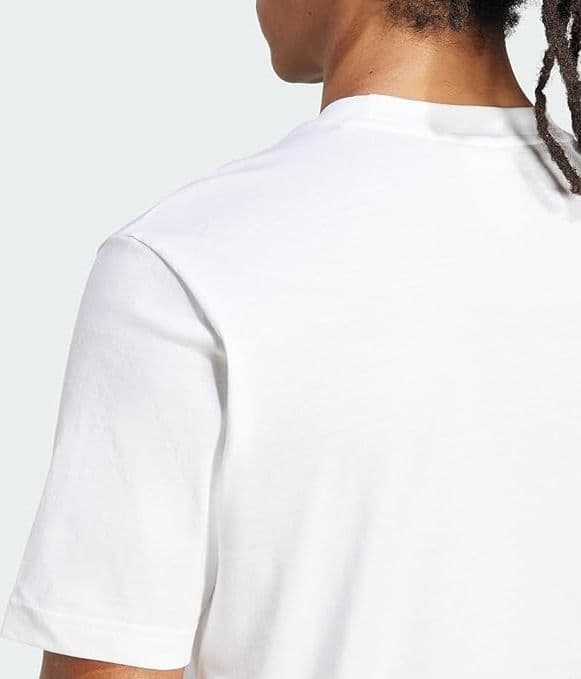 T-shirt Essentials uomo Small Logo Single Jersey - Bianco adidas - 2