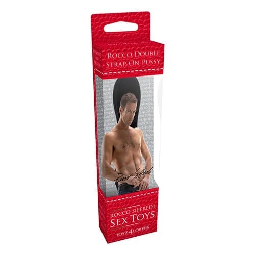 Fallo doppio Rocco Double Strap-On Pussy 15 cm - 2