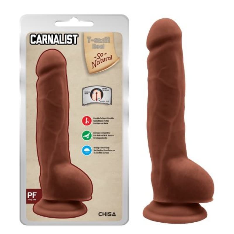 Dildo realistico strap-on Carnal Pleasure 23,5 cm di Chisa Novelties - 10