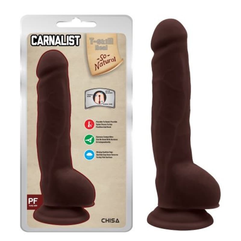 Dildo realistico strap-on Carnal Pleasure 23,5 cm di Chisa Novelties - 11
