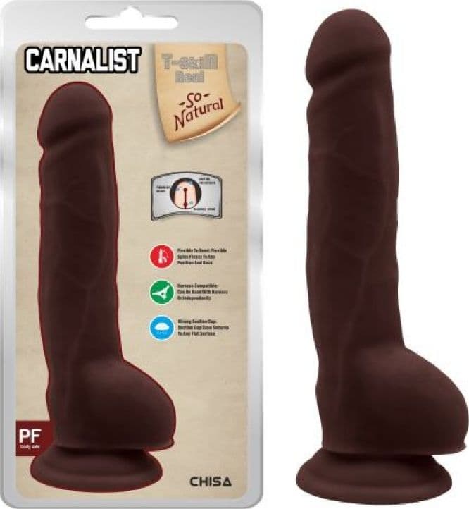 Dildo realistico strap-on Carnal Pleasure 23,5 cm di Chisa Novelties - 2