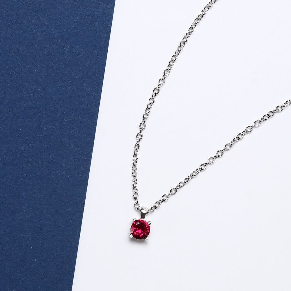 Pendente MORELLATO donna Tesori arg. 925 - cristallo rosso - 4