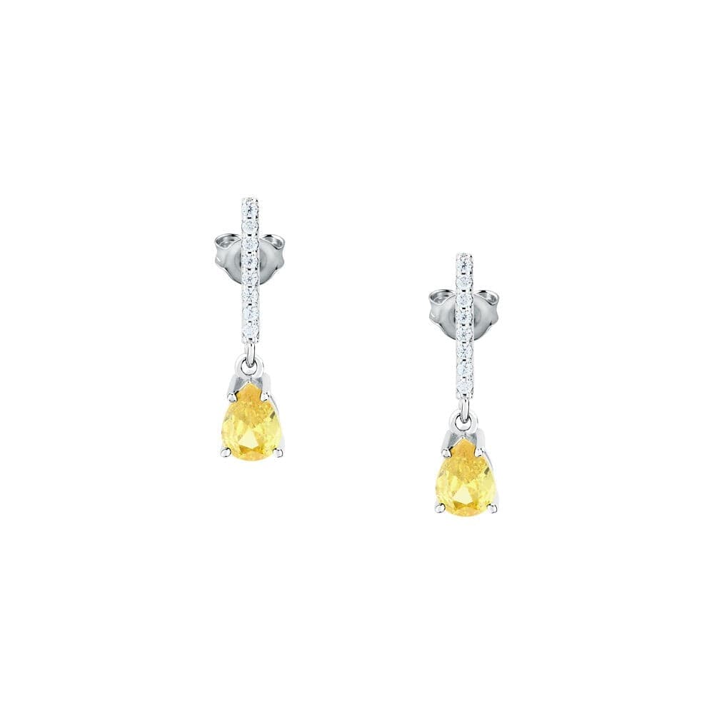 Orecchini MORELLATO donna Tesori arg. 925 - pietra gialla - 2