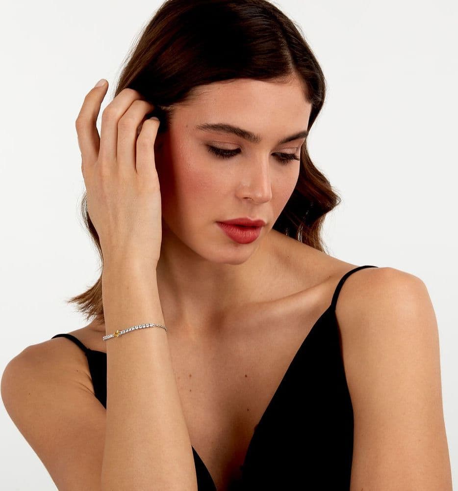 Bracciale MORELLATO donna Tesori arg. 925 - tennis pietra gialla - 5