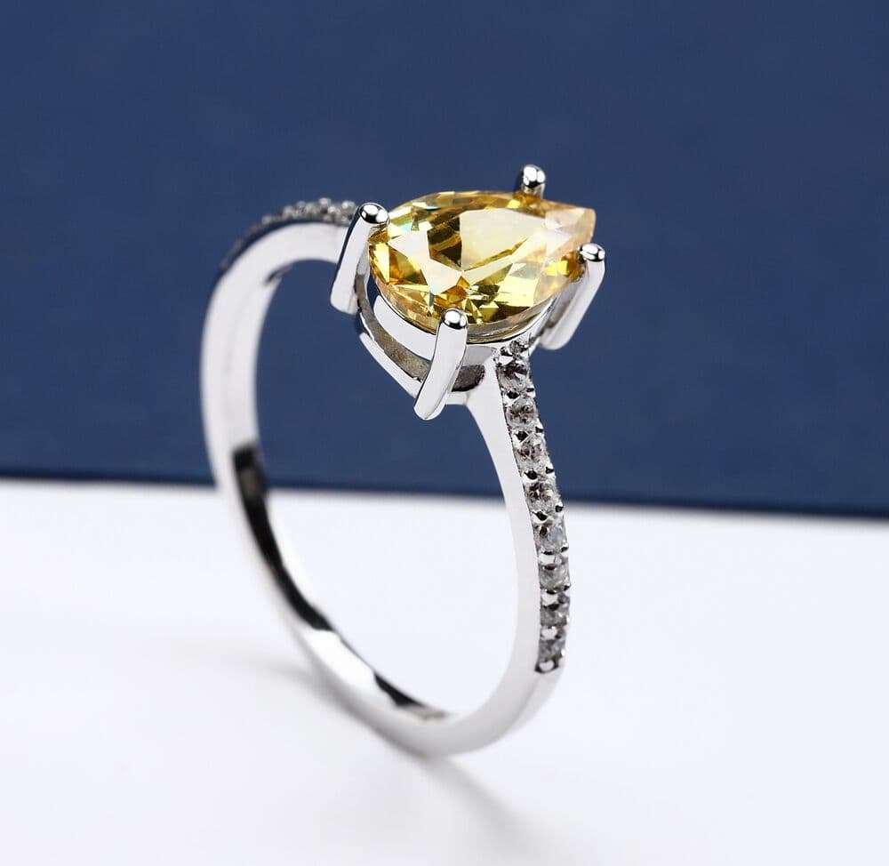 Anello MORELLATO donna Tesori arg. 925 - pietra gialla - 7