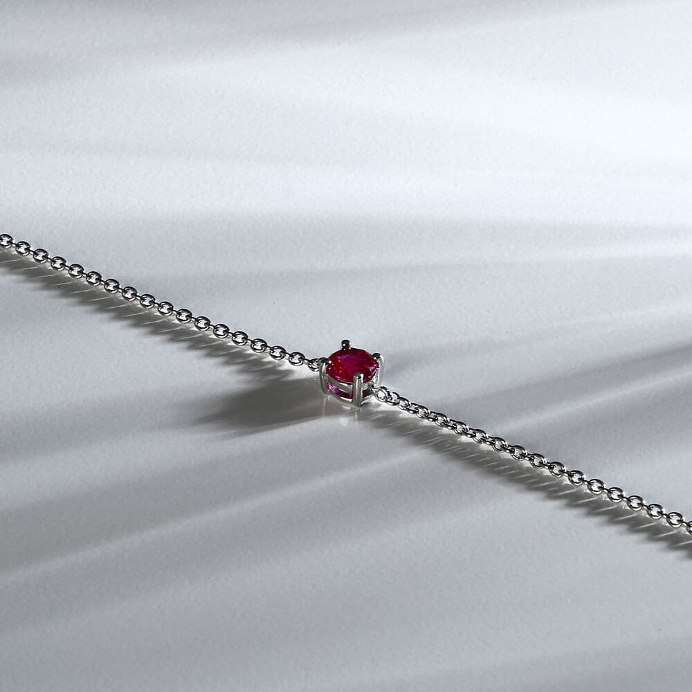 Bracciale MORELLATO donna Tesori arg. 925 - pietra rossa (SAIW237) - 4