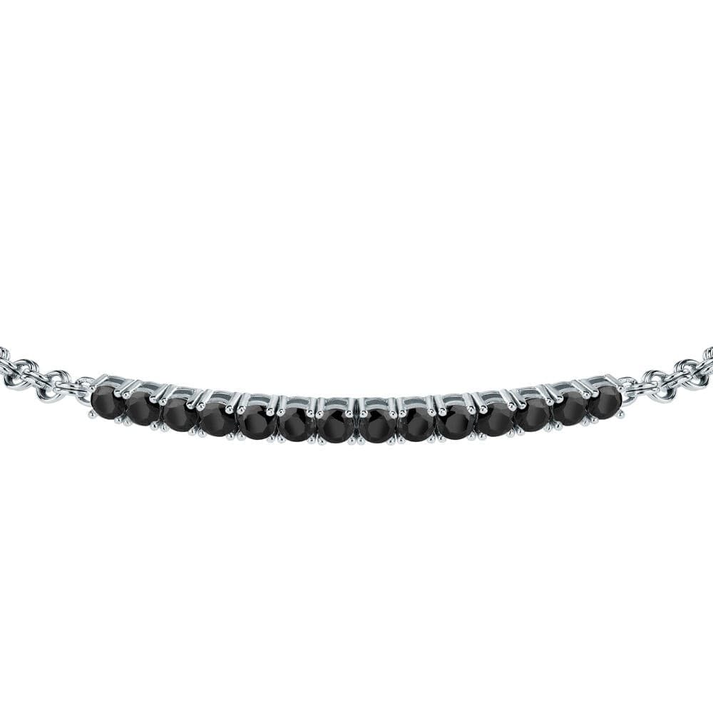 Bracciale MORELLATO uomo Tennis argento 925 / pietre nere - 3