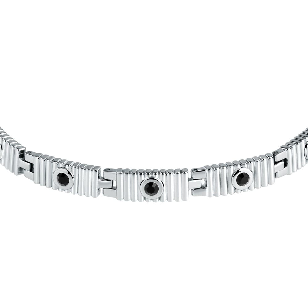 Morellato Urban – Bracciale Uomo Acciaio Silver con Cristalli (SABH31) - 2