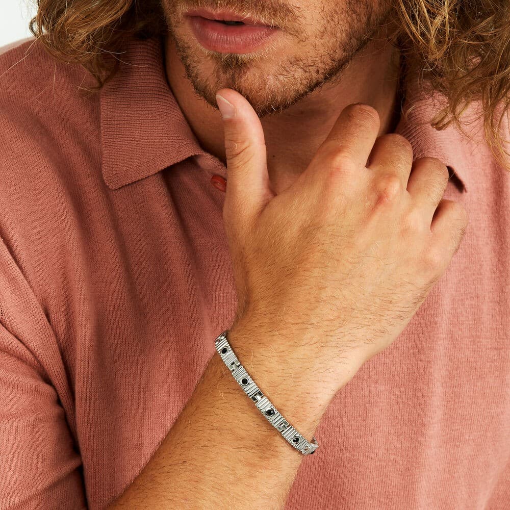 Morellato Urban – Bracciale Uomo Acciaio Silver con Cristalli (SABH31) - 6