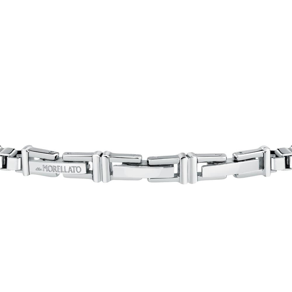 Morellato Urban – Bracciale Uomo Acciaio con Cristallo Nero (SABH33) - 3