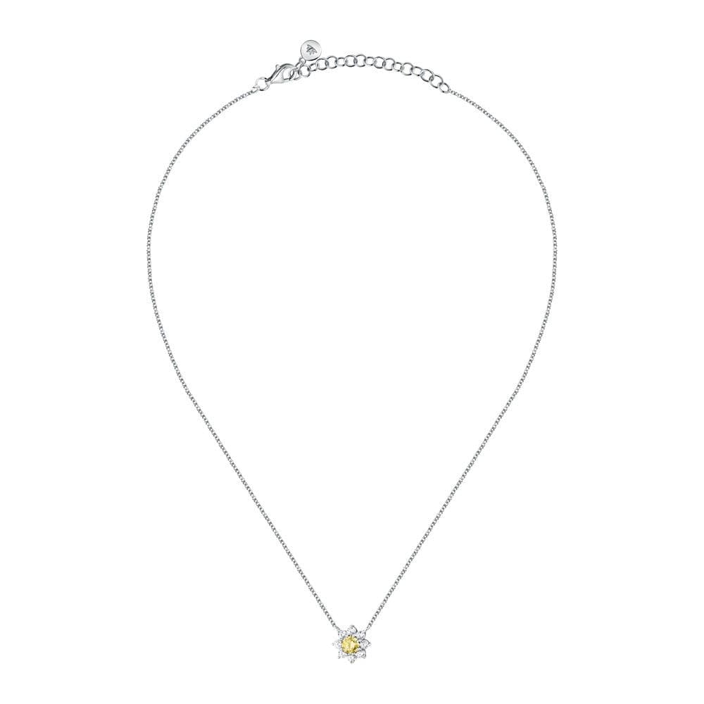 Morellato Tesori – Collana Donna Fiore Zircone Giallo in Argento (SAIW185) - 2