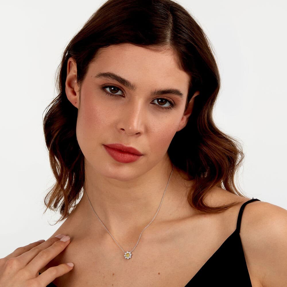 Morellato Tesori – Collana Donna Fiore Zircone Giallo in Argento (SAIW185) - 5