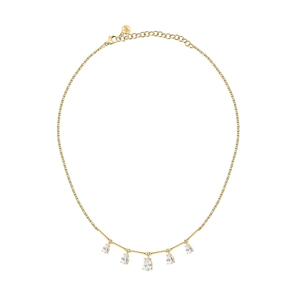 Morellato Tesori – Collana Donna Dorata Zirconi Goccia (SAIW207) - 2