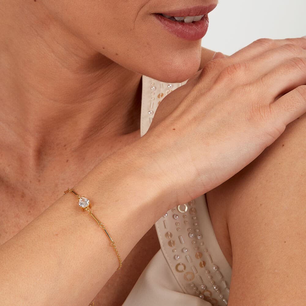 Bracciale Morellato Tesori – Dorato con Zircone Bianco (SAIW209) - 6
