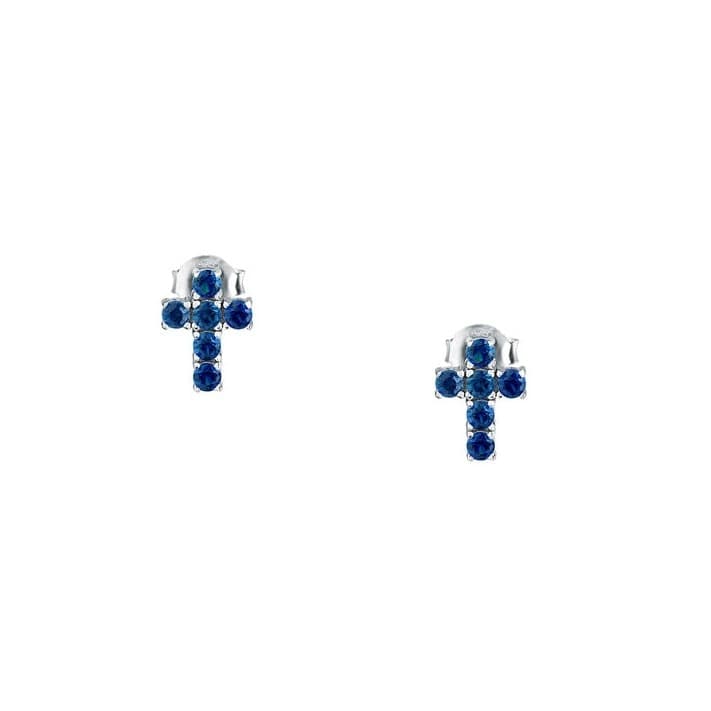 Orecchini Morellato Tesori – Lobo Croce Zirconi Blu (SAIW219) - 2