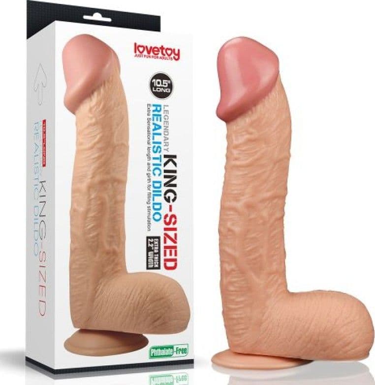 Realistic Dildo Gigante 10.5" Legendary King Sized 28,5 cm - 4