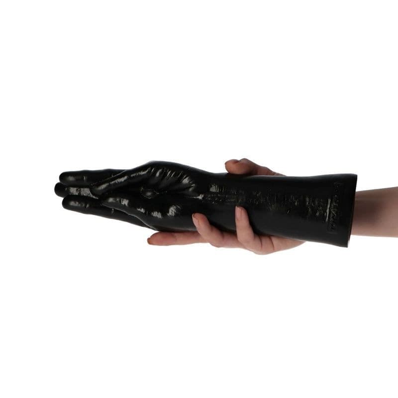 Dildo per Fisting a forma di mano Italian Cock 11" Nero 28 cm - 2