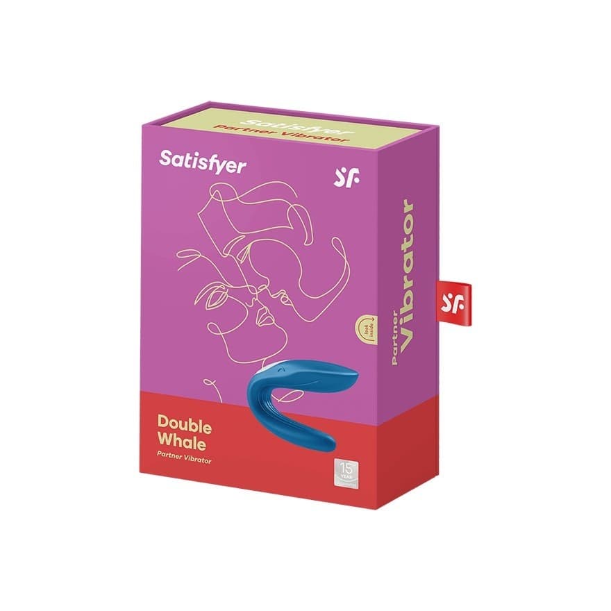 Vibratore di coppia Partner Double Whale di Satisfyer - 5