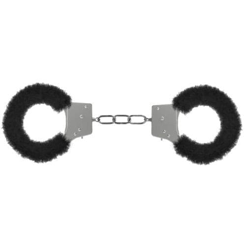 Beginner's Handcuffs Furry Nero Manette peluche - 2