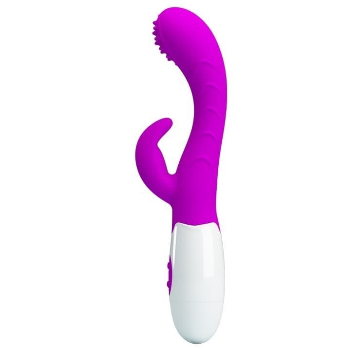 Vibratore rabbit silicone viola 20 cm Arthur di Pretty Love - 2