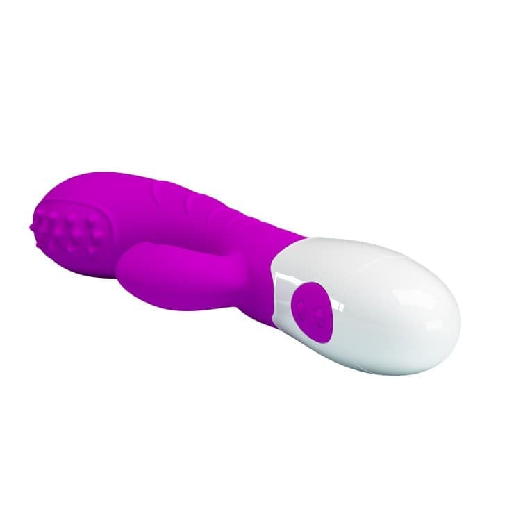 Vibratore rabbit silicone viola 20 cm Arthur di Pretty Love - 3