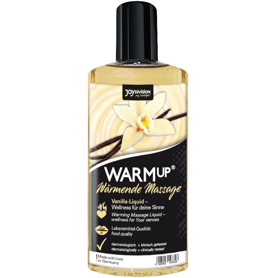 Olio gel massaggio lubrificante commestibile WARMup Vaniglia - 2
