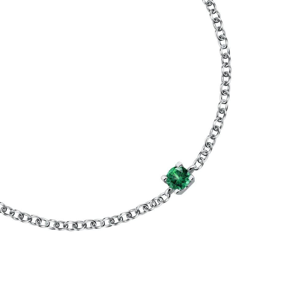 Bracciale Morellato Tesori – Argento con Zircone Verde (SAIW239) - 2
