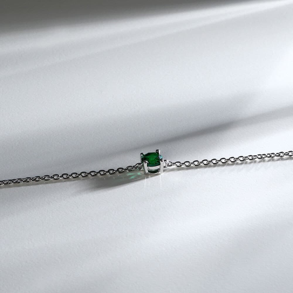 Bracciale Morellato Tesori – Argento con Zircone Verde (SAIW239) - 4