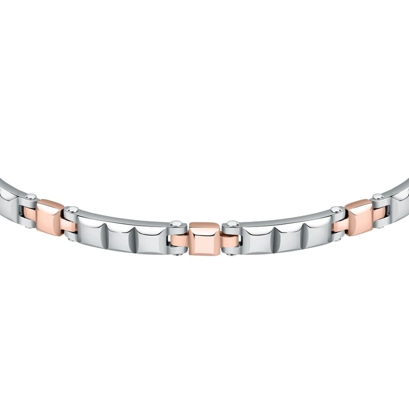Bracciale Uomo Morellato Acciaio Silver Rose-Gold (SALS79) - 2