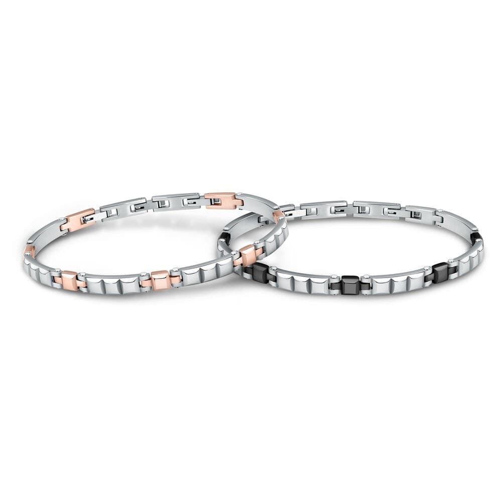 Bracciale Uomo Morellato Acciaio Silver Rose-Gold (SALS79) - 4