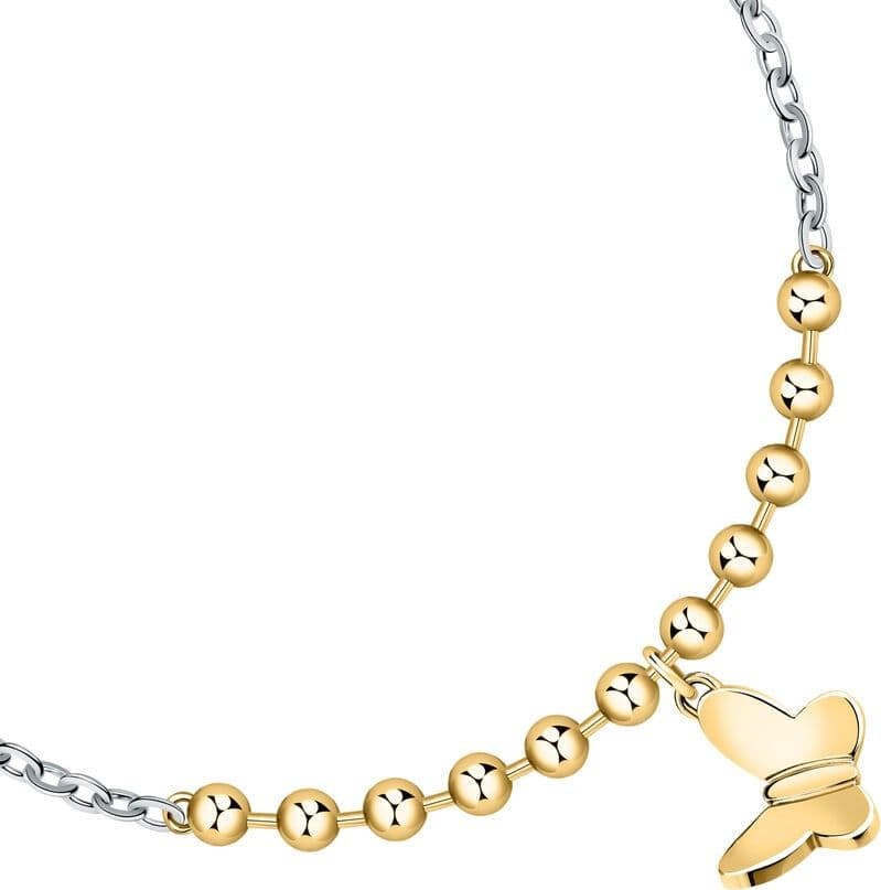 Bracciale Morellato Donna Farfalla Acciaio e Oro Giallo (SAUN35) - 2